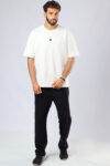 oversized white t-shirt